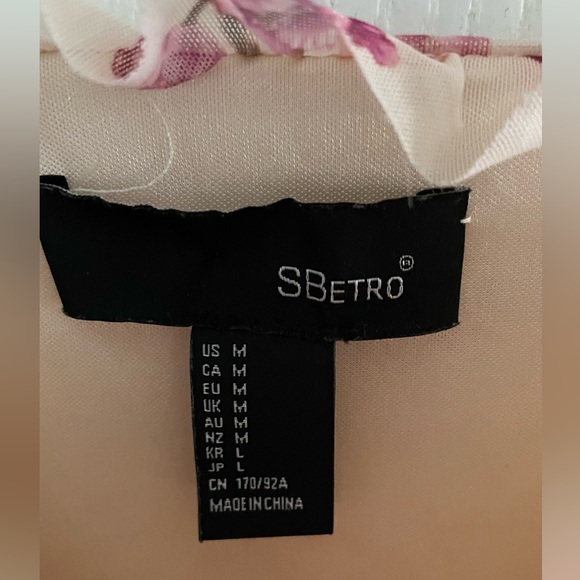 SBetro Pink Babydoll Mini Dress Ruched Spaghetti Strap - Picture 6 of 7